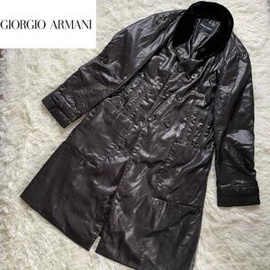 【最高級】 GIORGIO ARMANI 　ジョルジオアルマーニ ロングコート　SIZE50