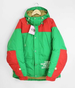 GUCCI x The North Face ◆21-22AW MOUNTAIN GUIDE DOWN JACKET ダウンジャケット (グリーン L) 国内正規品 グッチ ノースフェイス ◆RC-1