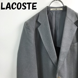 【人気】LACOSTE/ラコステ ジャケット 肩パッドあり 裏地あり 金ボタン グレー サイズ96A6/S4467