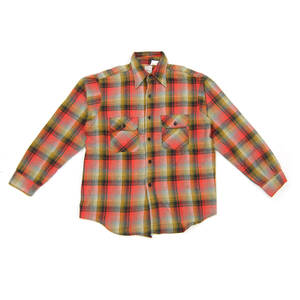 POINTER BRAND ヘビーネルシャツ レッド 15 1/2 ポインター ネルシャツ 90s Flannel Shirts ビンテージ ヴィンテージ フランネル