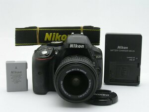 ★ハローカメラ★1186 Nikon D5300 (AF-S NIKKOR 18-55mm F3.5-5.6G II VR)2416万画素 【 付属品あり】動作品 現状 1円スタート 即決有り