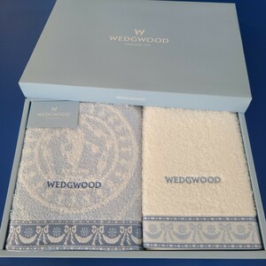 【箱付・送料込】Wedgewoodウェッジウッド　フェイスタオル&ウォッシュタオル