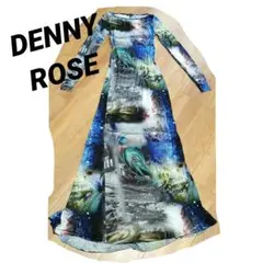 レア　デニーローズ　DENNY ROSE　宇宙柄　スーパーマキシドレス　セレブ