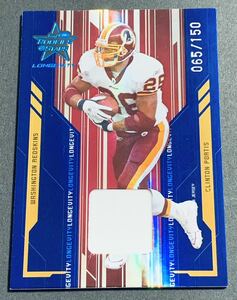 2005 Donruss Leaf Rookies and Stars Clinton Portis Jersey /150 94 Washington Redskins NFL ジャージ　150枚限定　カード