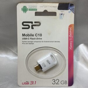 【未使用品/TO】SiliconPower シリコンパワー SP Mobile C10 USB-C 32GB USBメモリ ホワイト SP032GBUC3C10V1W　MZ0106/0004-2