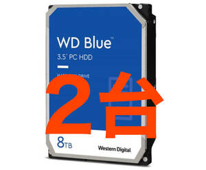 新品 WESTERN DIGITAL 80EAZZ 8TB HDD 2台