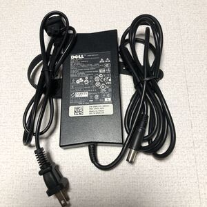 中古DELL製 純正 薄型 90W PA-3E 100-240V 19.5V-4.62A ACアダプター DA90PE0-00デル ノートパソコン対応 動作OK 管理番号SHA114