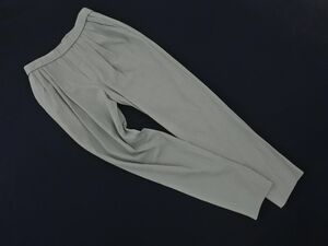 ネコポスOK INDIVI インディヴィ クロップド パンツ size34/カーキ ■◆ ☆ efc0 レディース