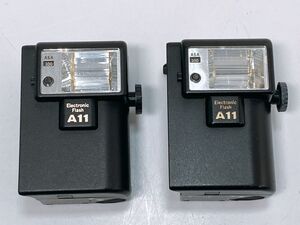 ◆Olympus オリンパス A11 Electronic Flash for XA Series フラッシュ2個セット◆-34