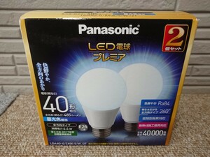  c3339/1 送料600円 パナソニック Panasonic LED電球 プレミア 昼光色 E26口金 40W 全方向タイプ LDA4D-G/Z40E/S/W/2 2個セット