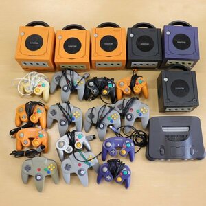 ジャンク Nintendo 任天堂 GAMECUBE ニンテンドー64 本体 コントローラー まとめ セット 大量 処分 ゲーム機 ゲームキューブ 1円