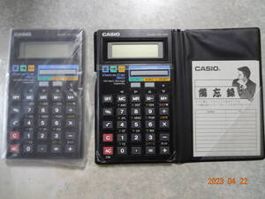 カシオ レトロ電卓 電話帳機能付 CASIO DATA-CAL DC-160K 2台セット