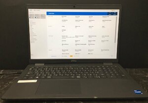 1円～ ■ジャンク DELL LATITUDE 3520 / 11世代 / Core i5 1145G7 2.60GHz / メモリ 16GB / ストレージ無し / 15.6型 / OS無 / BIOS起動可