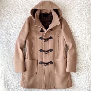 【美品 定価９.７万】junhashimoto ジュンハシモト DUFFLE COAT ウール メルトン ダッフルコート ロングコート キャメル サイズ5