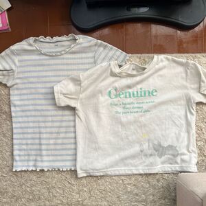 ネームタグ未記入★イオンTOPVALU 130 Genuine Tシャツ　2枚