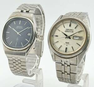 「セイコー　1円～」　「SEIKO」　6106-7510　8242-5000　ファイブアクタス　25石 デイデイト　腕時計　メンズ　B08938