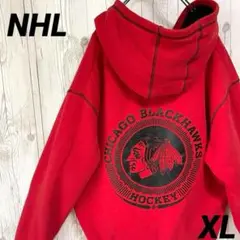 NHL　ボアスウェットジップフーディパーカー　トレナー 　XL　アイスホッケー