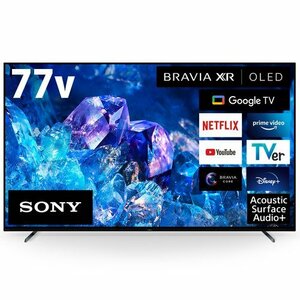 SONY　BRAVIA XRJ-77A80K [77吋] 展示美品1年保証（即決で5年保証）認知特性プロセッサーXR搭載の4K有機ELテレビ　WO　