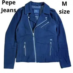 pepe jeans ペペジーンズ ウール ライダース ジャケット ブラック