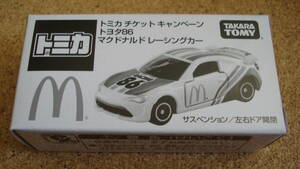 トミカ 「トヨタ 86 マクドナルド レーシングカー」　マクドナルド　ハッピーセット特典トミカ　