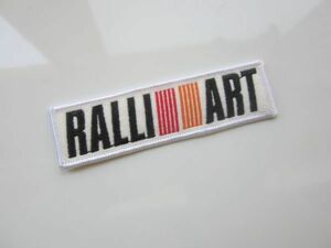 RALLIART ラリーアート 三菱自動車工業 パーツ ロゴ ワッペン/自動車 ステッカー カー用品 整備 作業着 ビンテージ 187