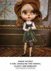 BJDドール用かばん ハンドバッグ YSDサイズ Blythe用 1/6 momoko 球体関節人形 doll 撮影道具 バービー