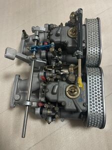 サニトラ　キャブレター　インマニ　原田商会　WEBER 40パイ　DCOE151 実働外し　A型エンジン