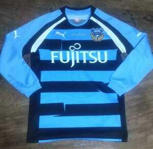 [値下げ交渉] 2012年 川崎フロンターレ 長袖 選手用 FRタグ PUMA MADE IN JAPAN 検)J-LEAGUE KASAWAKI FRONTALE L/S PLAYER SHIRT 中村憲剛