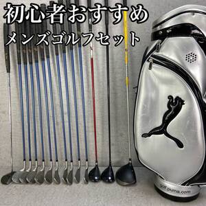 NIKE　ナイキ　TaylorMade　テーラーメイド　メンズゴルフ14本セット　カーボン　右利き用　キャディバッグ　ヘッドカバー　初心者おすすめ