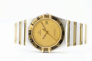 952　OMEGA Constellation QZ　18K BEZEL　Cal.1538 Ref.396.1070.1 396.1080.1　オメガ コンステレーション 18金ベゼル クォーツ メンズ