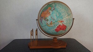 劇レア ブックスタンド付き リプルーグル Replogle Globes inc ブック・ローン 地球儀 MADE IN USA (日本語版) ヴィンテージ ジャンク品