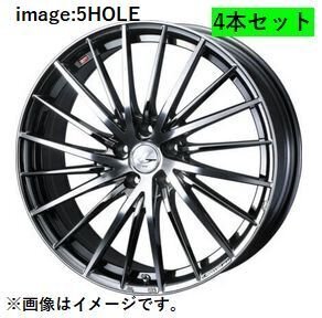 個人宅発送可能 ウエッズ Weds 16X6.5J +40 5穴 PCD114.3 BMCMC ホイール 4本セット LEONIS FR レオニス・エフアール (41668)