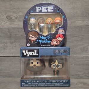 Bundle Pack Pez Harry Potter + Vynl. Rubeus Hagrid & Harry Potter 海外 即決