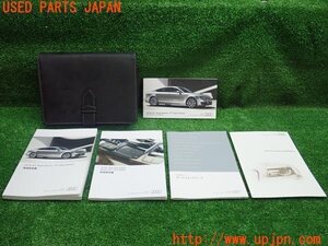 3UPJ=19330802]アウディ A7 スポーツバック(4GCGWC)取扱説明書 取説 車両マニュアル 中古