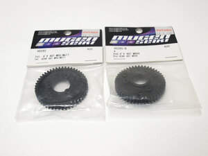 【M1526】MUGEN SEIKI H0282 1st. ギヤ 49T MRX/MG7T・H0285-B 2nd. ギヤ 46T MRX6 セット 新品（無限精機 GP RC ラジコン ムゲン スペア）