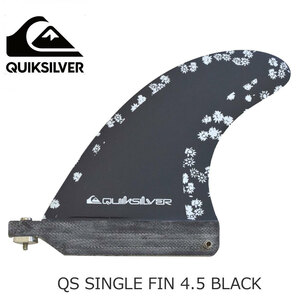 QUIKSILVER クイックシルバー　サーフボード シングルフィン SINGLE FIN 4.5 BLACK ボックスフィン サーフィン