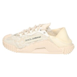 DOLCE & GABBANA ドルチェアンドガッバーナ NS1 Low Top Sneaker レース柄 ローカットスニーカー ホワイト CK1754/AX372