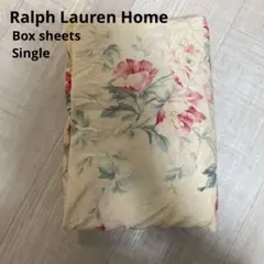 Ralph Lauren Home シングル　花柄　ボックスシーツ　カバー