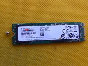 中古 使用時間8時間 SAMSUNG 256GB SSD NGFF M.2 MZ-NLH2560 MZNLH256HAJD-00A07 A649