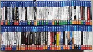 送料無料 PS4「プレイステーション4用ソフト動作未確認 82本セット」中古 重複無し スポーツ系無し ジャンク