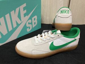 新品24.5cmナイキNIKESB ヘリテージ バルク スケートボードシューズクラシックスニーカーレディーススニーカー白ホワイトグリーン