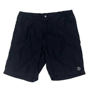 【 BUTCHER PRODUCTS 】 リネン ショーツ スイム M / L ネイビー LINEN SHORTS ワッペン ブッチャープロダクツ At Last