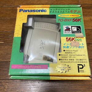 Panasonic インテリジェント　FAX&DATAモデム　品番 TO-BXF56K