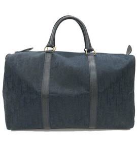 Christian Dior トロッター ボストンバッグ FF3126 ディオール ヴィンテージ ビンテージ バッグ 旅行鞄 ネイビー メンズ レディース