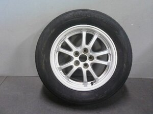 5kurudepa プリウス DAA-ZVW50 タイヤ ホイール １本 ブリジストン 195/65R15 純正 アルミ ５穴 P=100 ZVW51 ZVW55 S 2WD 33159