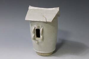 【英】B217 時代 宋白磁家形置物 中国美術 朝鮮 白瓷 骨董品 美術品 古美術 時代品 古玩