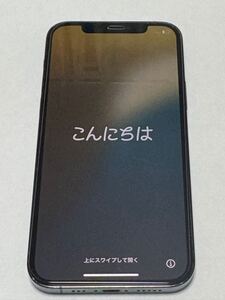  SIMフリー iPhone12 Pro 128GB パシフィックブルー 中古 美品 Apple純正バッテリー新品交換済み