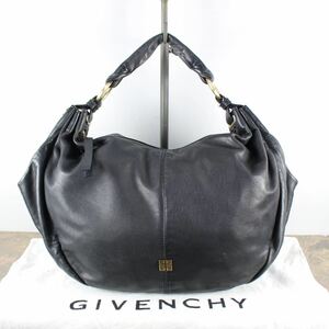 GIVENCHY LOGO LEATHER SEMI SHOULDER BAG/ジバンシィロゴレザーセミショルダーバッグ