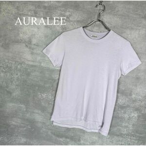 『AURALEE』オーラリー (1) 半袖 無地 コットンTシャツ