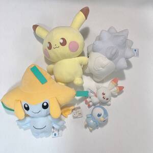 ポケットモンスター　ぬいぐるみ　ポケピース　ピカチュウ　ヒバニー　ポッチャマ　ユキハミ　ジラーチ　 まとめ売り